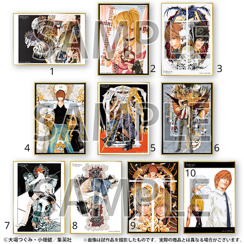 Shikishi Death Note Exhibition Serie 1